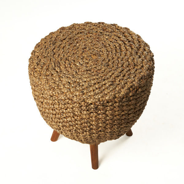 WATER HYACINTH ROUND TABLE. BOX 58, (W*H) 60*52 cm., 1 pcs.