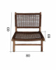 ARMCHAIR. BOX 162-167, (L*W*H) 69*69*80 cm., 6 pcs. 