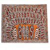 PAINTING PAPUA BARK. BOX 97 (L*H) 105*87 cm., 2 pcs.