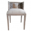  LOW BACK CHAIR, CREATIV PATCHWORK, PASTEL HARMONY. BOX 118, (W*H*) 45*74cm. 1 pcs.