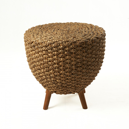 WATER HYACINTH ROUND TABLE. BOX 58, (W*H) 60*52 cm., 1 pcs.