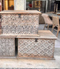  CHEST OF DRAWER CARVING. BOXES 106-107,  (L*W*H*) 65*40*40, 2 pcs.