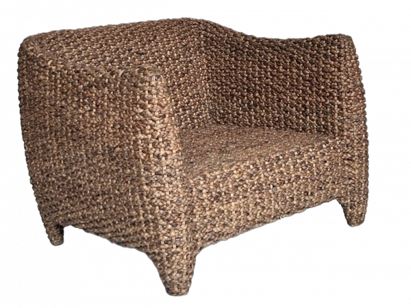 WATER HYACINTH SINGL ARMCHAIR. BOXES 47-48, (L*W*H) 80*70*80 cm., 2 pcs.