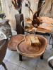 COFFEE TABLE, SINGLE PIECE OF WOOD, DESIGNED BY NATURE. BOX 402, ( L*H) 96*72 cm., 1 pcs.