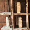 CERAMIC STATUETTES.  BOX 36-37,  9 pcs.
