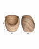 RATTAN SINGLE CHAIR. BOXES 50-51. (L*W*H) 80*70*80 cm., 2 pcs. 