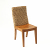WATER HYACINTH & WOOD DINNING CHAIR. BOX 41-46, (L*W*H) 47*59*93 cm., 6 pcs.