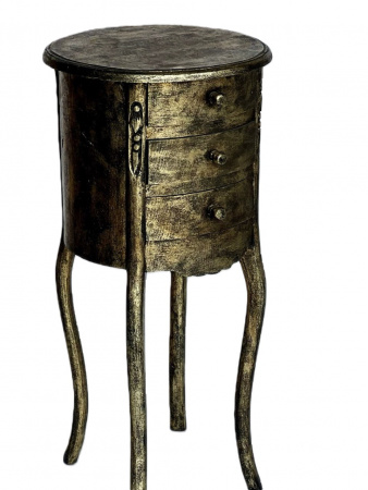   BEDSIDE TABLE, INSPIRED BY CLASSIC STYLE. BOX 258  (L*W*H) 35*35*73cm., 2 pcs.  