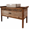  CONSOLE. BOXS 116, ( L*W*H) 120*46*79 cm.,  2 pcs, 