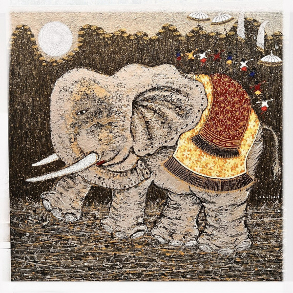 PAINTING HARMONY, BOX 384  (W*H) 100x100 cm, 1 pcs.