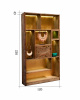 LYBRARY, BEAUTIFUL FEELING OF THE COLOR OF GOLD.  BOX 100, (L*W*H) 120*43*220 cm. 1 pcs. 