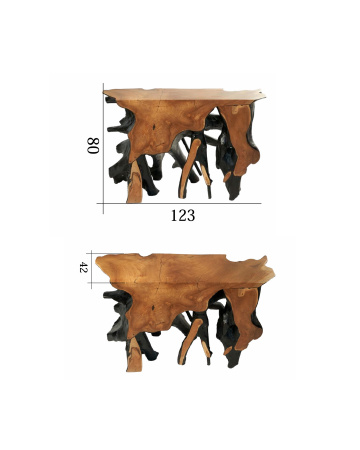 CONSOLE DESIGNED BY NATURE. BOX 281, (L*W*H) 123*42*80 cm., 1 pcs. 