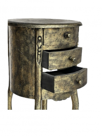   BEDSIDE TABLE, INSPIRED BY CLASSIC STYLE. BOX 258  (L*W*H) 35*35*73cm., 2 pcs.  