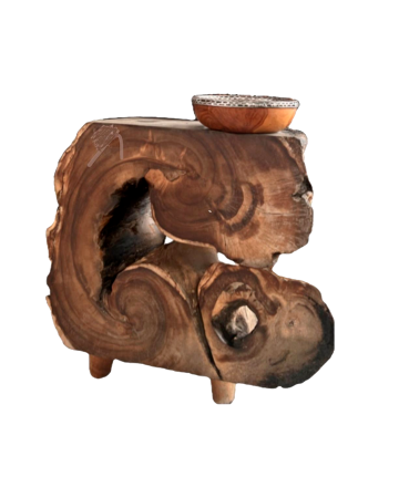CONSOLE, SINGLE PIECE OF WOOD, DESIGNED BY NATURE. BOX 310, (L*W*H) 73*18*57cm., 1pcs. 