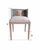  LOW BACK CHAIR, CREATIV PATCHWORK, PASTEL HARMONY. BOX 118, (W*H*) 45*74cm. 1 pcs.