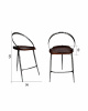 BAR CHAIR. BOX 312-317,  (L*H) 56*85 cm., 5 psc.