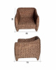 WATER HYACINTH SINGL ARMCHAIR. BOXES 47-48, (L*W*H) 80*70*80 cm., 2 pcs.