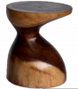 2 IN 1, STOOL & COFEE TABLE, SINGLE PIECE OF WOOD, BEATIFUL DINAMIC LINE. BOXES 261-264, (L*H) 40*45 cm., 4 pcs. 