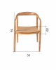 CHAIR. BOX 285-288, (L*W*H) 55* 62*75 cm. 4 pcs. 