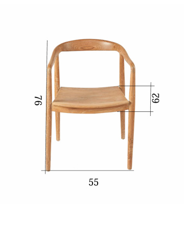 CHAIR. BOX 285-288, (L*W*H) 55* 62*75 cm. 4 pcs. 