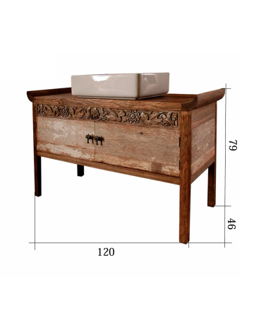  CONSOLE. BOXS 116, ( L*W*H) 120*46*79 cm.,  2 pcs, 